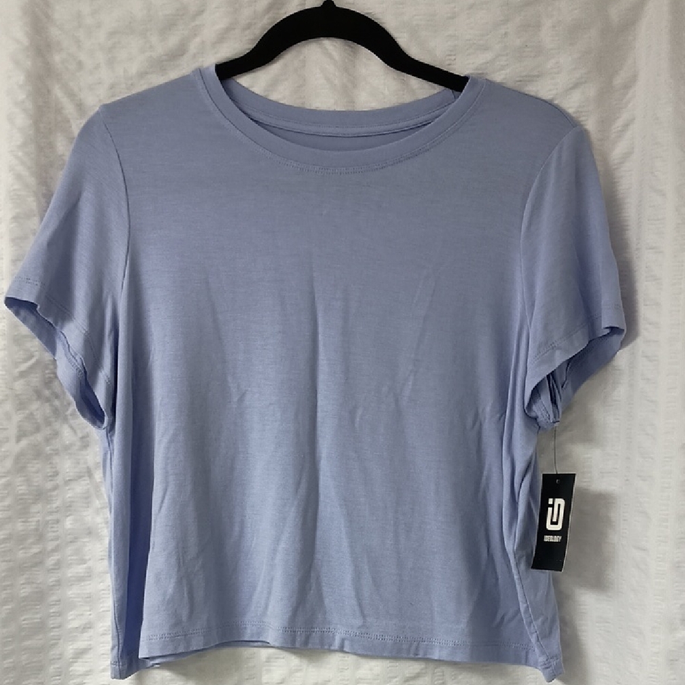 Ideology Thistle Down Cropped Crew-neck Tee M